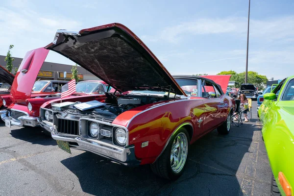 2021 Centerline Independence Festival Classic Car Show Centerline Michigan 2021 — Stock Photo, Image