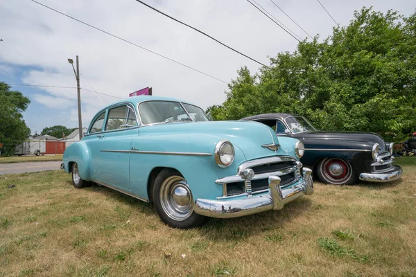 Metrocruisers 2021 Fathers Day Car Show Michigan Warren 2021 — 스톡 사진