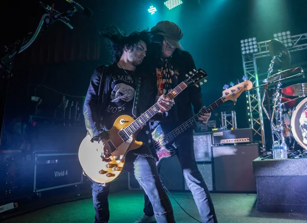 Banda Rock Los Faster Pussycat Tocando Vivo Diesel Concert Theater — Foto de Stock