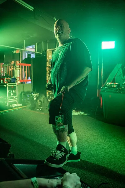 Rapper Insane Preforming Bij Het Historische Blind Pig Van Ann — Stockfoto
