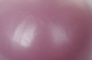 Spor için şişirilebilir pembe topların yüzeyi.