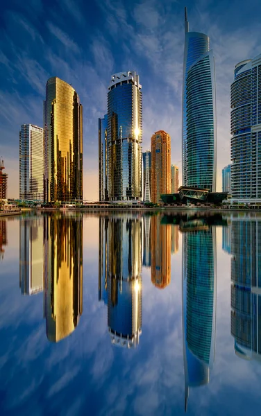 Dubai marina skyline, Dubai, United Arab Emirates — Stock Photo, Image