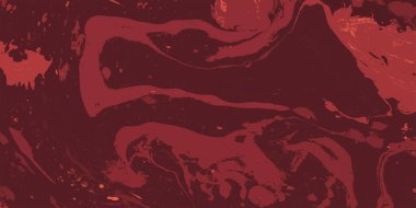 Kırmızı boya katmanları. Bir sanat eserinin parçası. Soyut arkaplan