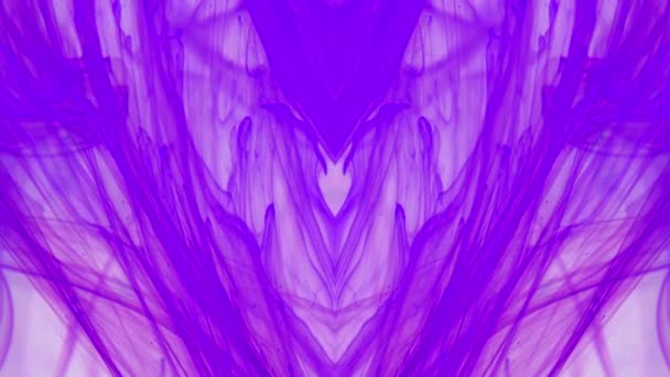 Tinta Púrpura Agua Fondo Abstracto — Vídeos de Stock