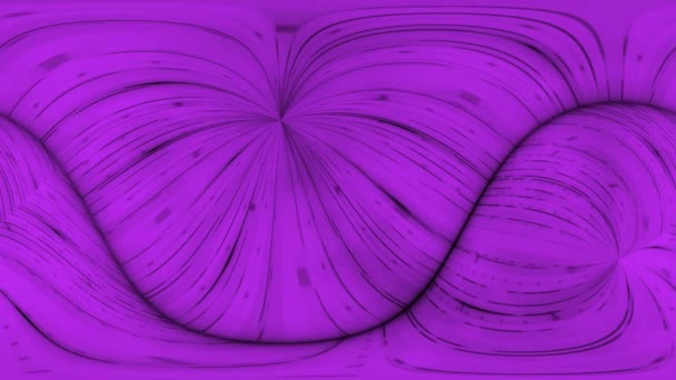 Fils Noirs Mouvement Art Fractal Espace Virtuel Fond Violet — Video