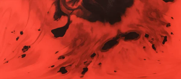 Черные Узоры Красном Фоне Абстрактный Фон — стоковое фото