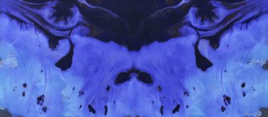 Soyut koyu siluetler. Mavi arkaplan