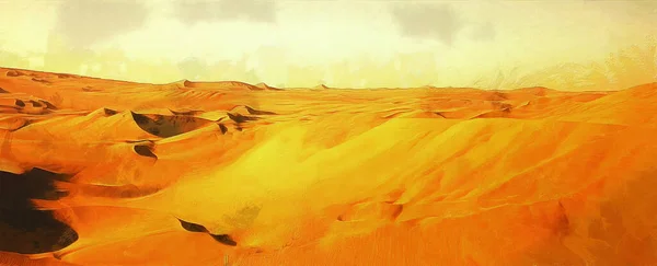 砂丘の眺め 自然をテーマにした芸術作品 — ストック写真