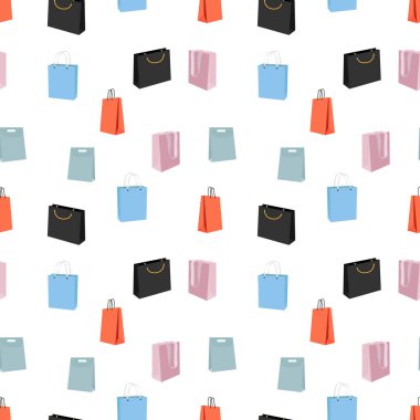 sevimli kağıt torba süslemeli desen tasarımı