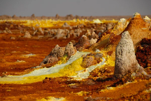 renkli vulcano dallol danakil tatlı (Etiyopya olarak)