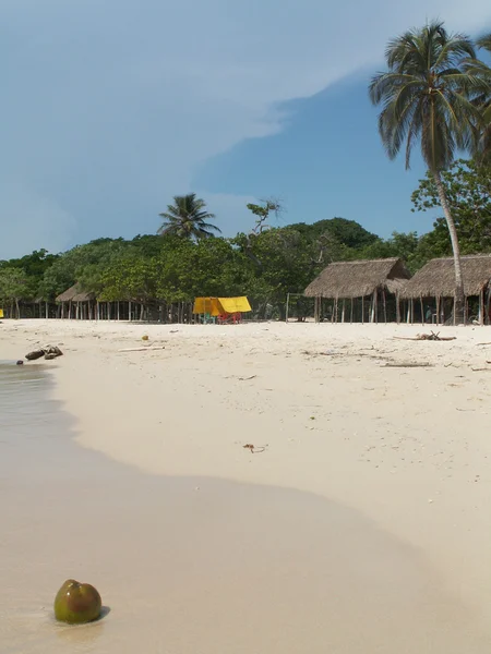 Weißer Sand Strand Blick — Stockfoto