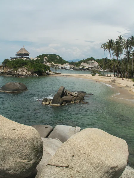 Spiaggia di Baia di Tayrona — Foto Stock