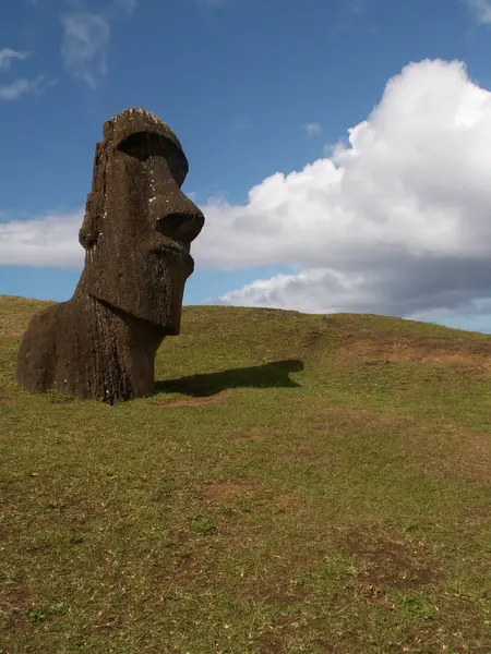 Moai individual — Foto de Stock