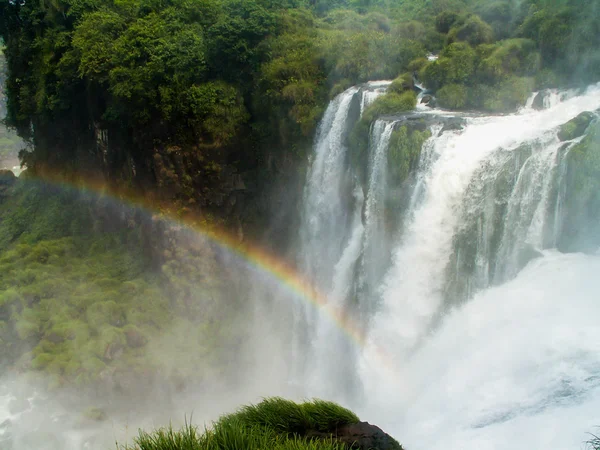 Iguazu Falls ουράνιο τόξο — Φωτογραφία Αρχείου