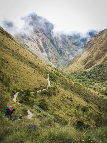 Inca Trail cestě Stock Obrázky