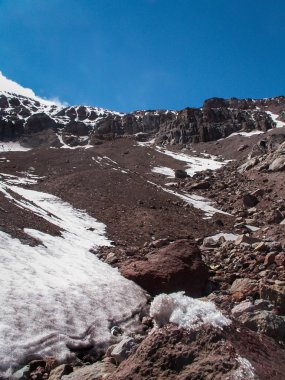 Mount Chimborazo zirve görünümü