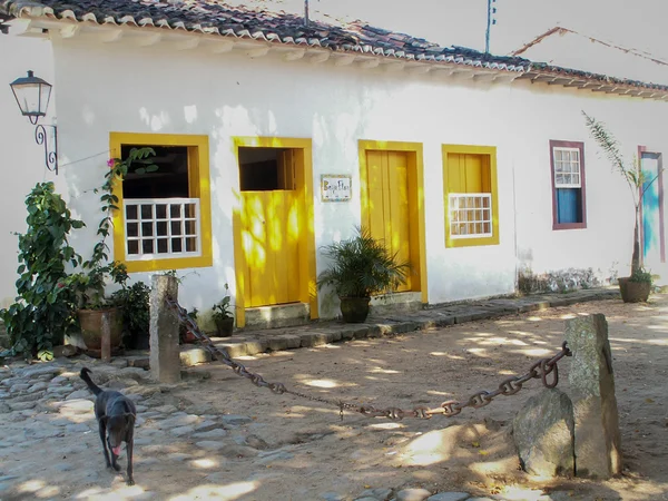 Rua Parati de paralelepípedos — Fotografia de Stock