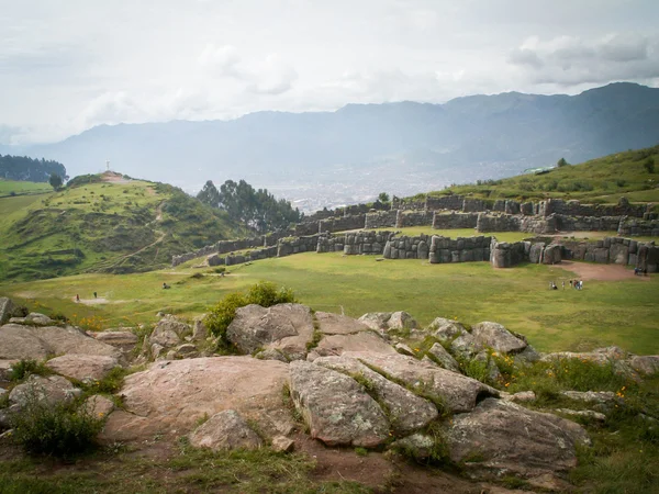 Sacsayhuaman widok — Zdjęcie stockowe
