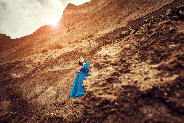 Frauen in der Sandschlucht — Stockfoto