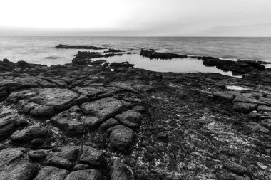 Akşam gün batımı Denizde