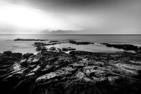 Evening sunset on the sea — Stock Photo, Image