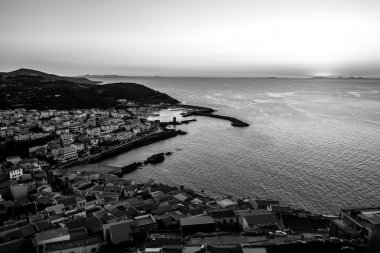 Cityscape gece görünümü