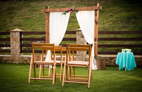 Ceremonia de boda al aire libre — Foto de Stock