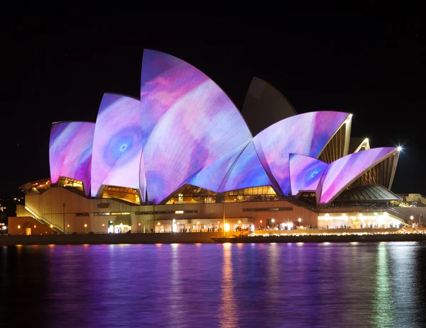 Sydney Opera House en el festival Vivid —  Fotos de Stock