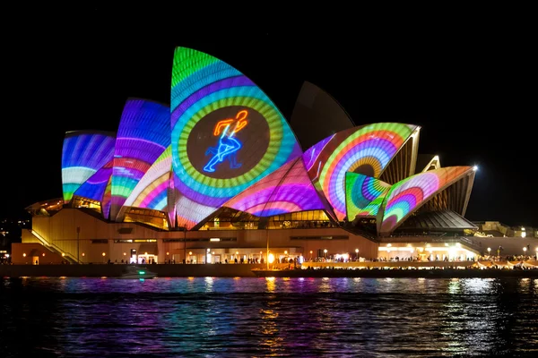 Opéra de Sydney au festival Vivid — Photo