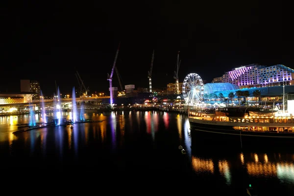 Sydney levendige festival in Darling Harbour edtition 2015 — Stockfoto