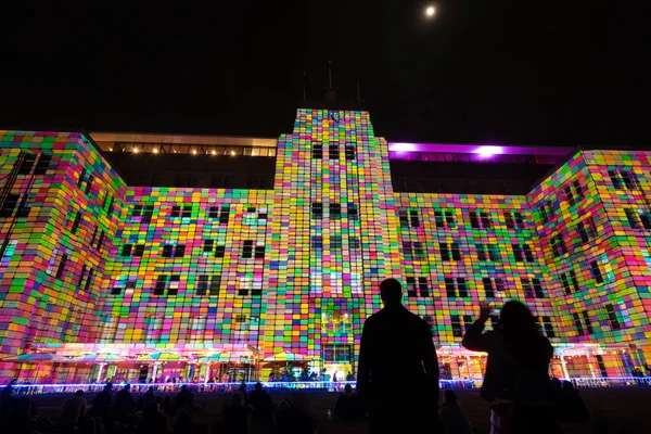 Sydney museo contemporáneo de las Artes en el Festival Vivid 2015 —  Fotos de Stock