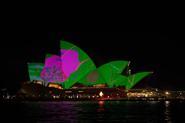 Opera house - levendige Sydney festival. — Stockfoto