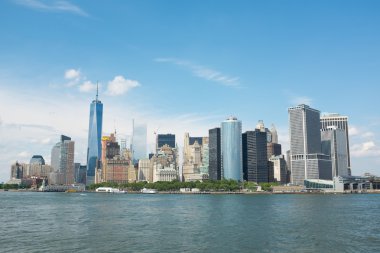Manhattan Adası bir görünüm.