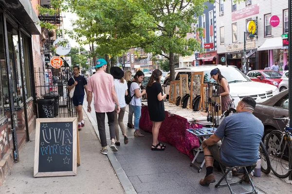 Trendy Williamsburg in Brooklyn — Stockfoto