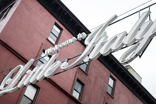 Little Italy sign displayed — Stock Photo, Image