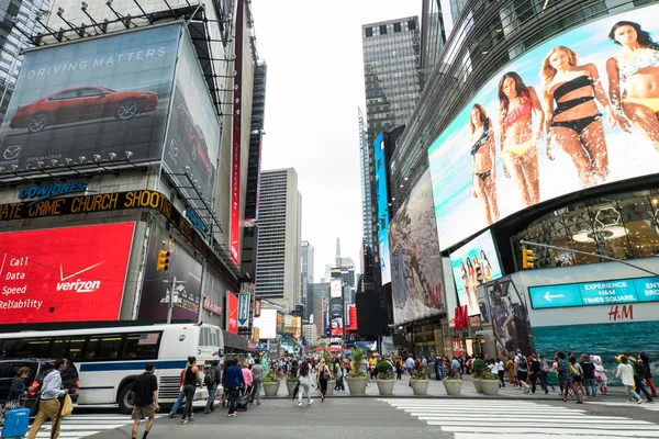 Times Square na hora do dia — Fotografia de Stock