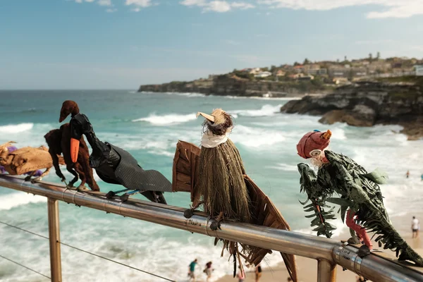 Skulptur vid havet - kustpromenad Coogee till Bondi i Sydney, Australien. — Stockfoto