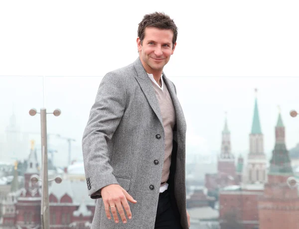 Bradley Cooper. Moscow. promo-tour "Scam on the American". 05.02 — Stock Photo, Image