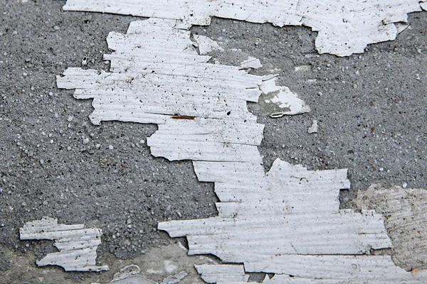 Gebarsten verf op het beton — Stockfoto