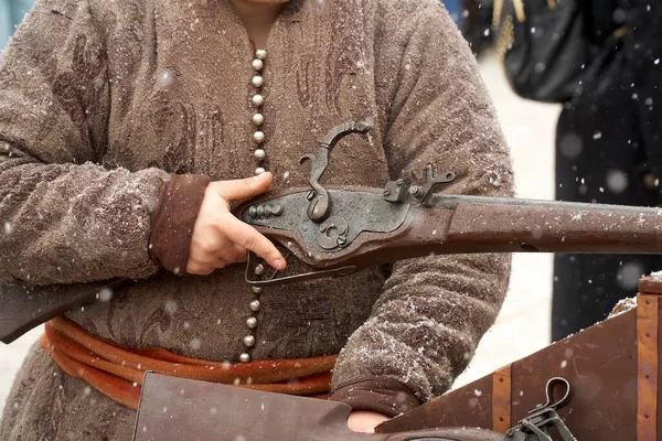 Powder Lock Musket 16Th Century — Stock Photo, Image