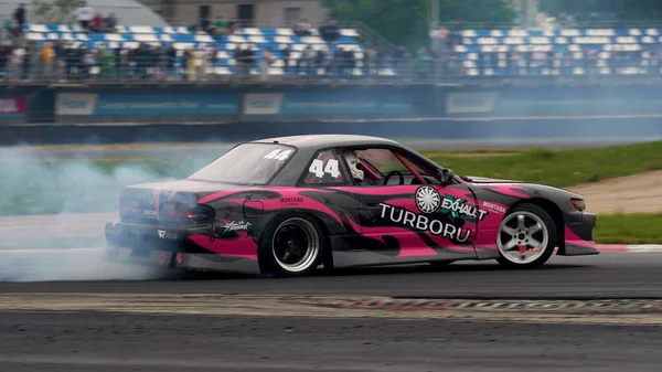 Moskwa Rosja 2021 Festiwal Drift Expo Track Mode Torze Wyścigowym — Zdjęcie stockowe