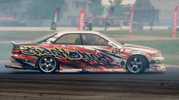 Moskau Russland 2021 Festival Drift Expo Track Mode Auf Dem — Stockfoto