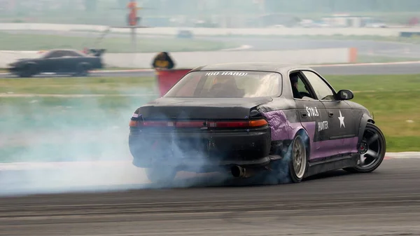 Moscow Russia 2021 Festival Drift Expo Track Mode Adm Raceway — Stock Photo, Image