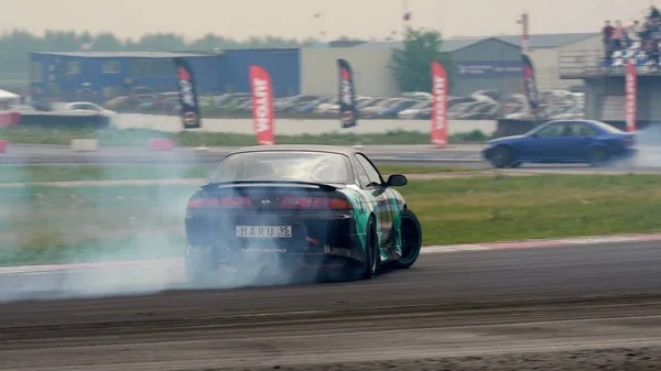 Москва Россия 2021 Фестиваль Drift Expo Track Mode Adm Raceway — стоковое фото