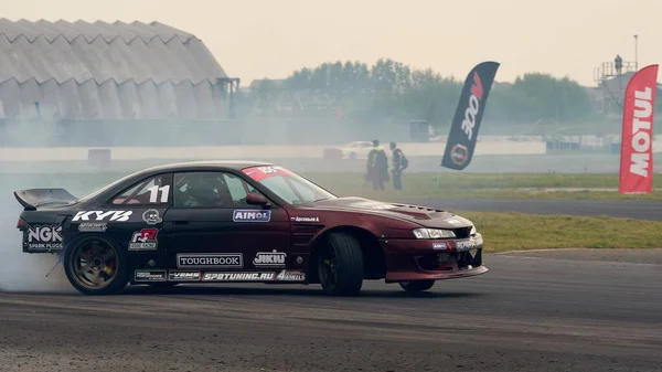 Moscou Rússia 2021 Festival Drift Expo Track Mode Adm Raceway — Fotografia de Stock