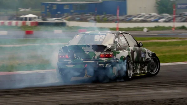 Москва Россия 2021 Фестиваль Drift Expo Track Mode Adm Raceway — стоковое фото