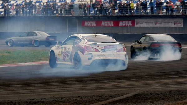 Moscou Rússia 2021 Festival Drift Expo Track Mode Adm Raceway — Fotografia de Stock