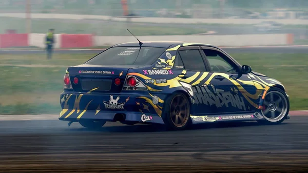 Moszkva Oroszország 2021 Drift Expo Track Mode Fesztivál Adm Versenypályán — Stock Fotó