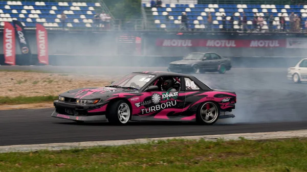 Moscow Russia 2021 Festival Drift Expo Track Mode Adm Raceway — Stock Photo, Image