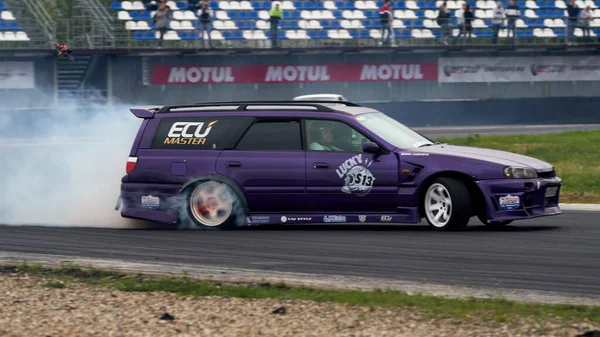 Moskwa Rosja 2021 Festiwal Drift Expo Track Mode Torze Wyścigowym — Zdjęcie stockowe